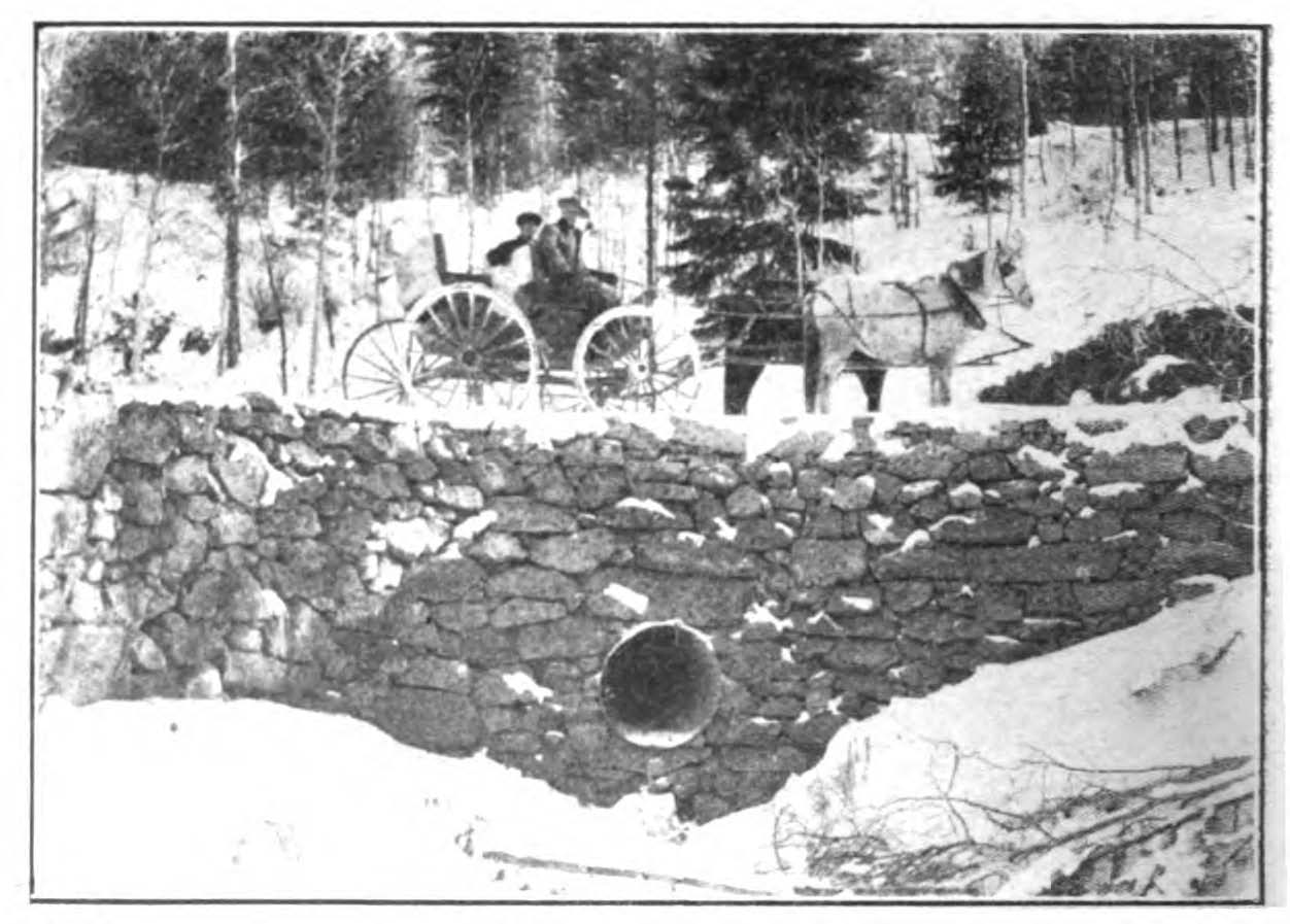 Santa Fe Canon culvert 1909