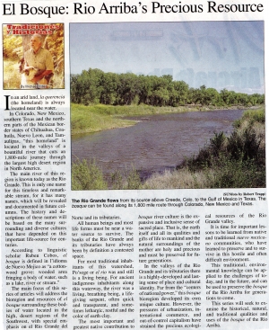 El Bosque: Rio Arriba&#039;s Precious Resource