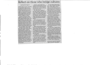 Reflect on Those Who Bridge Cultures