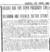 Record auto run to Santa Fe Jun 9, 1916