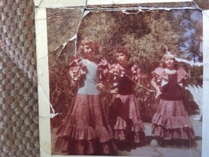 Dancing on the plaza at Fiestas de Santa Fe about 1957-58