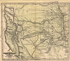 Josiah Gregg&#039;s 1844 Map of the Santa Fe Trail