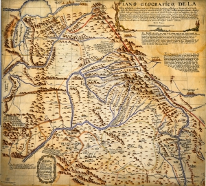 Bernardo de Miera y Pacheco - Map of the 1776 Dominguez-Escalante Expedition
