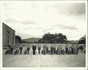 First NM Motor Patol Traing Class At St Micheals College 1932 Personal Collectio. of Seligman photos.
